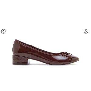 Brown Madden girl Block-Heel Bow Flats